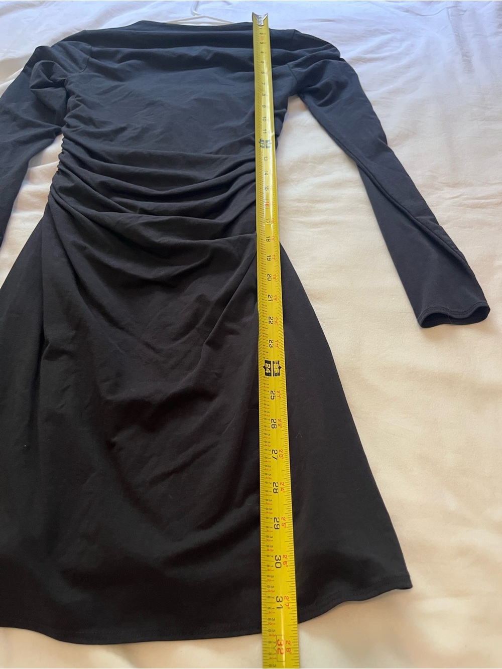 Abercrombie Modal-Blend Collection Square Neck Long Sleeve Mini Dress XS - Picture 7 of 7